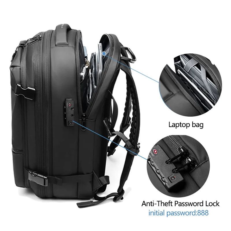 Expandable Vacuum Compression Travel Backpack