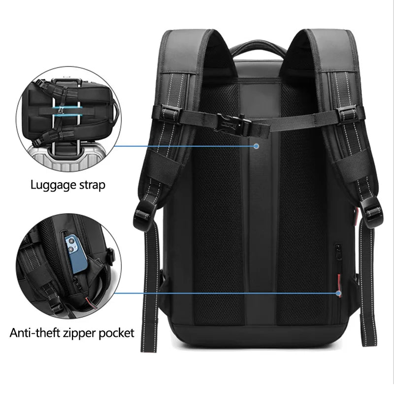 Expandable Vacuum Compression Travel Backpack