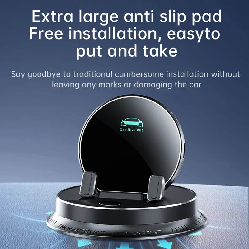 Universal Dashboard Car Phone Holder 360 Rotation Anti-Slip