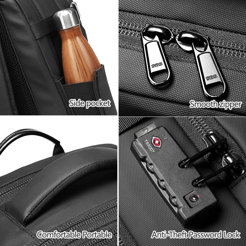 Expandable Vacuum Compression Travel Backpack