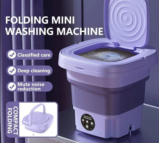 8L Compact Mini Washer for Travel & Camping