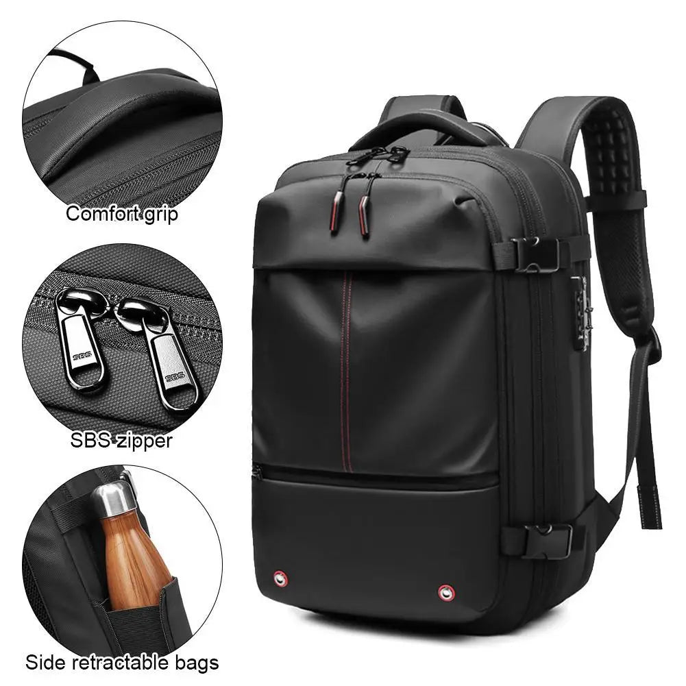 Expandable Vacuum Compression Travel Backpack