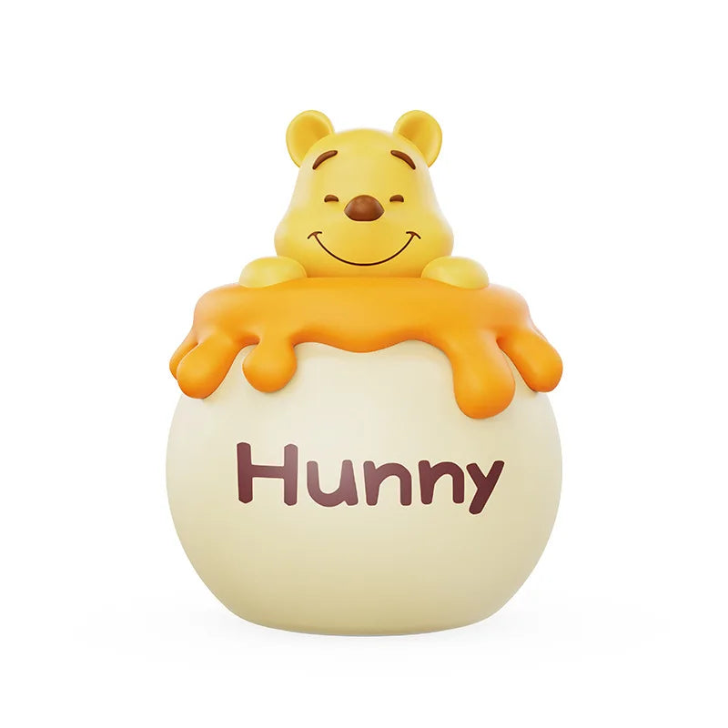 Disney Winnie the Pooh Night Light | Soft Silicone Honey Jar Lamp for Kids & Nursery