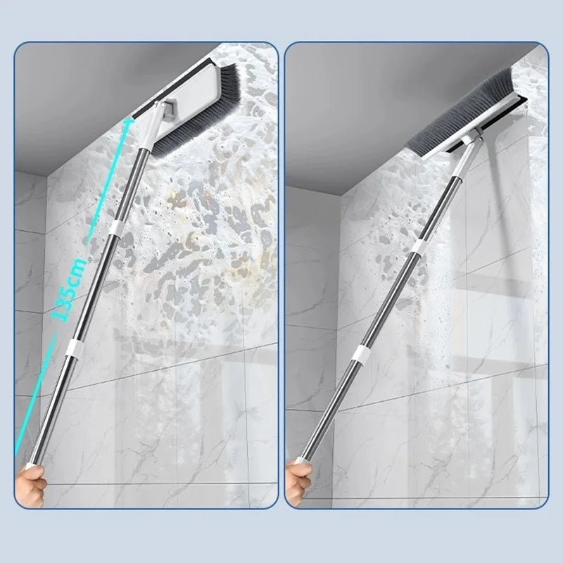 Rotating Floor Cleaning Brush | Extendable Handle Cleaner