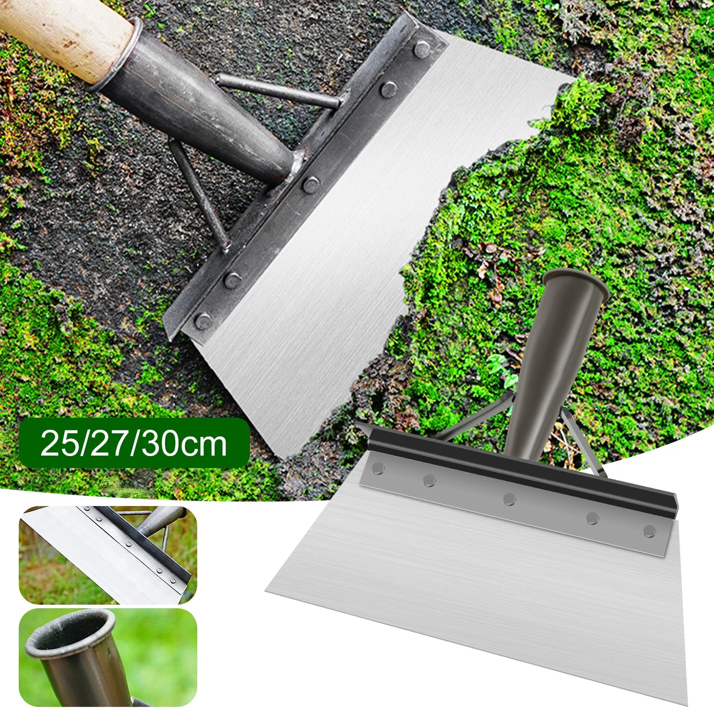 Heavy Duty Outdoor Garden Shovel for Quick Weeding and Cleaning