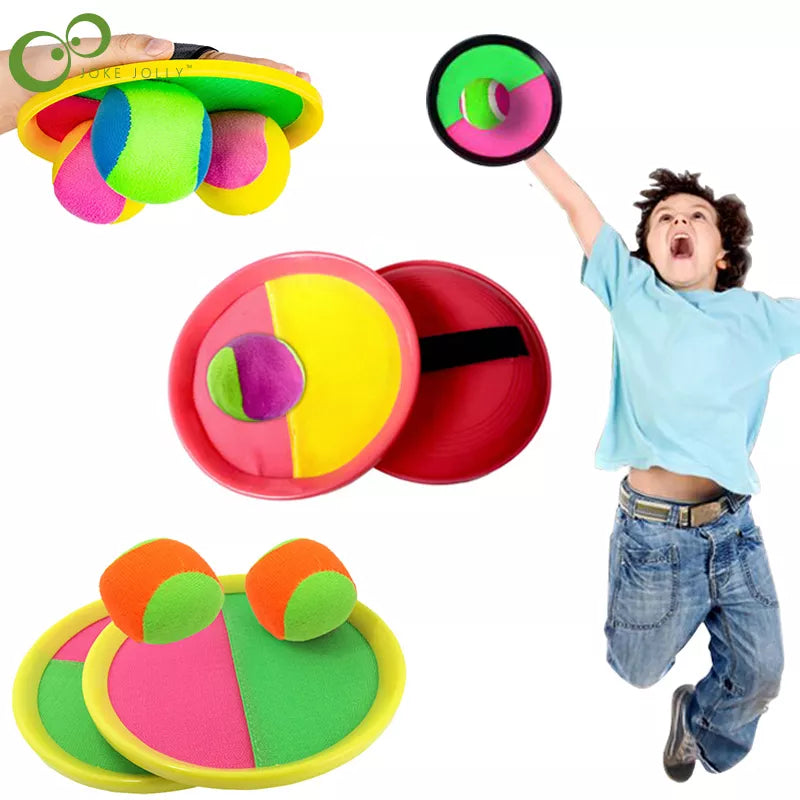 Kids Sucker Sticky Ball Toy Set | Outdoor Sports Catch Ball Game for Parent-Child Fun