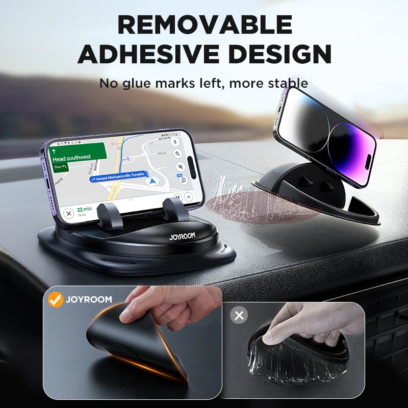 Universal Dashboard Car Phone Holder 360 Rotation Anti-Slip