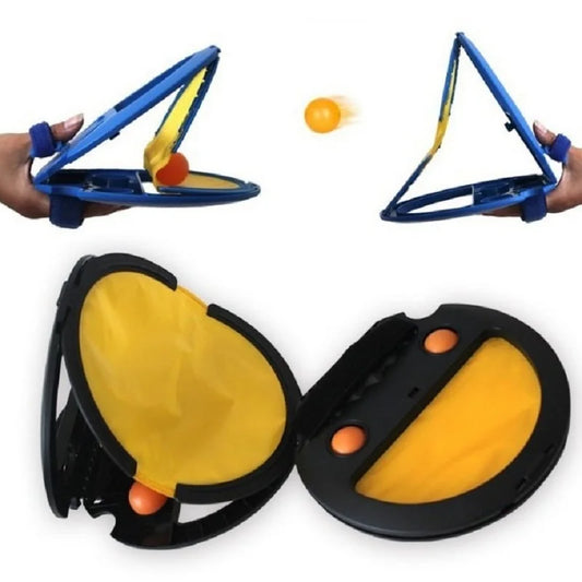 Outdoor Parent-Child Throwing and Catching Ball Set - Fun Sports Fitness Racket for Kids & Adults | Perfect Gift for Family Play