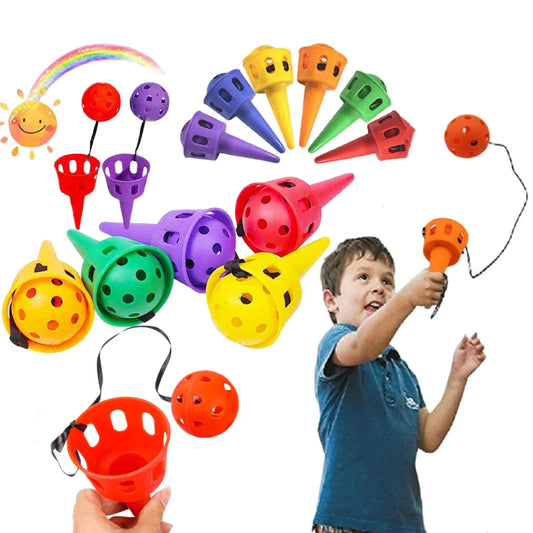 Ultimate Throw and Catch Ball Game Set for Kids: Outdoor Fun & Hand-Eye Coordination Training Toys