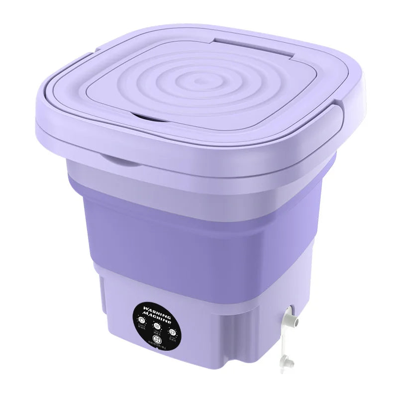 8L Compact Mini Washer for Travel & Camping