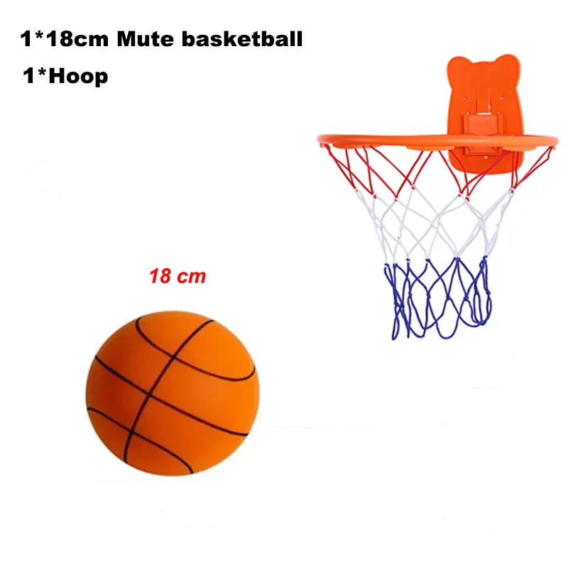 Silent Indoor Basketball – Noiseless Hoop for Kids, Teens & Adults