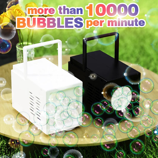 Handheld Electric Bubble Machine | Automatic Bubble Blower for Kids & Adults | Outdoor Fun