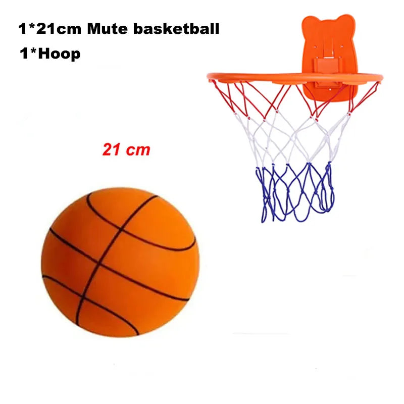 Silent Indoor Basketball – Noiseless Hoop for Kids, Teens & Adults