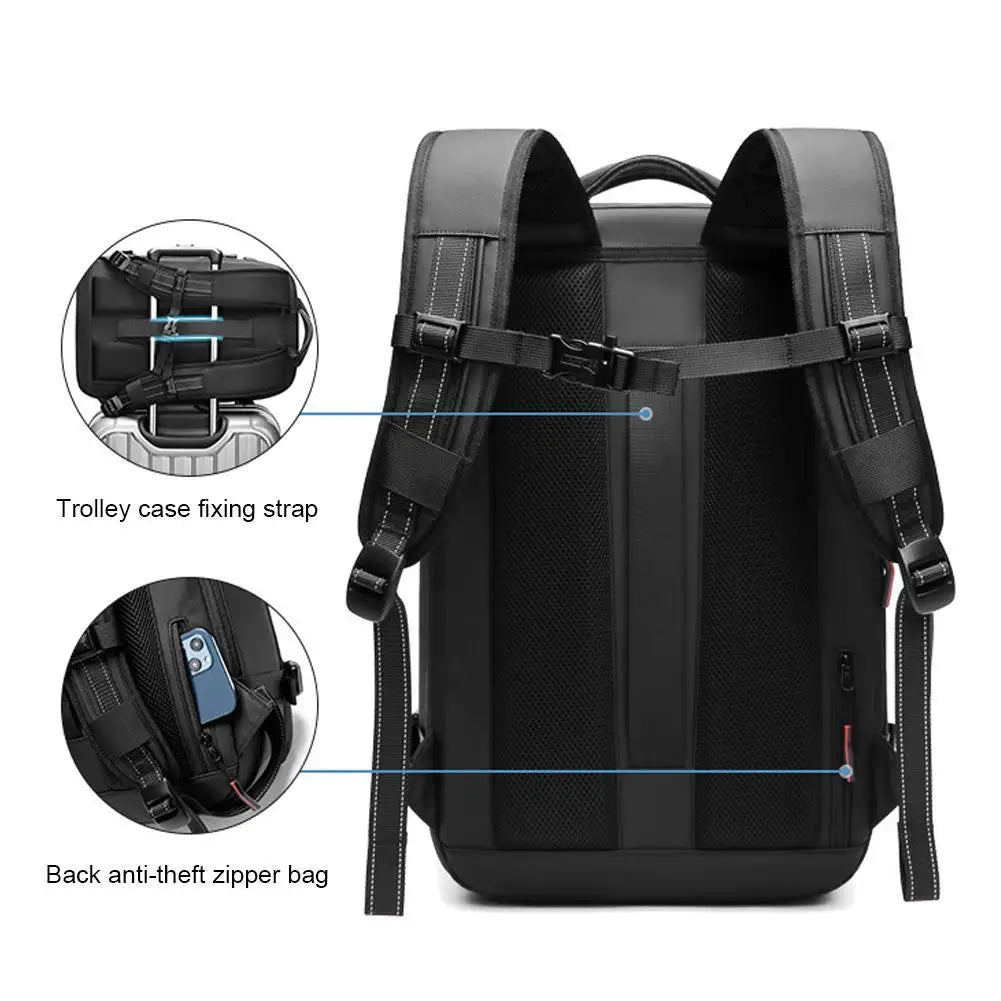 Expandable Vacuum Compression Travel Backpack