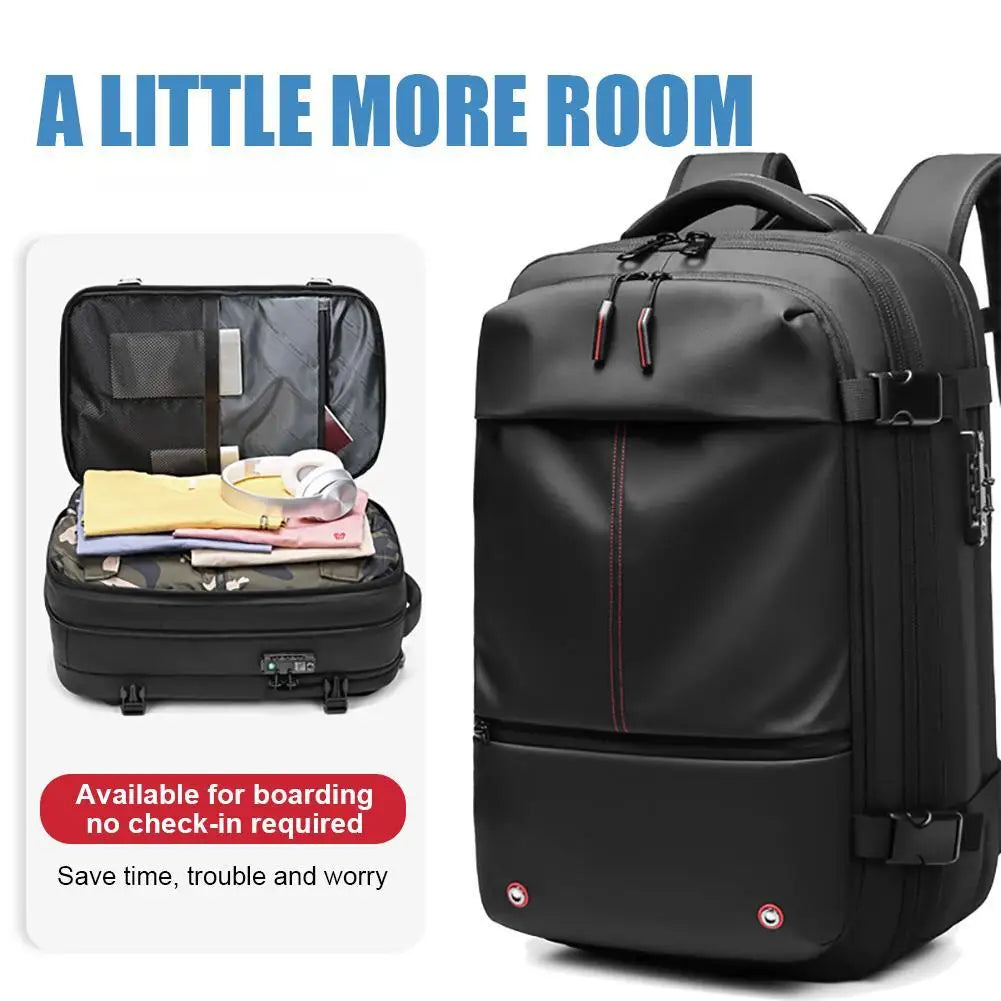 Expandable Vacuum Compression Travel Backpack