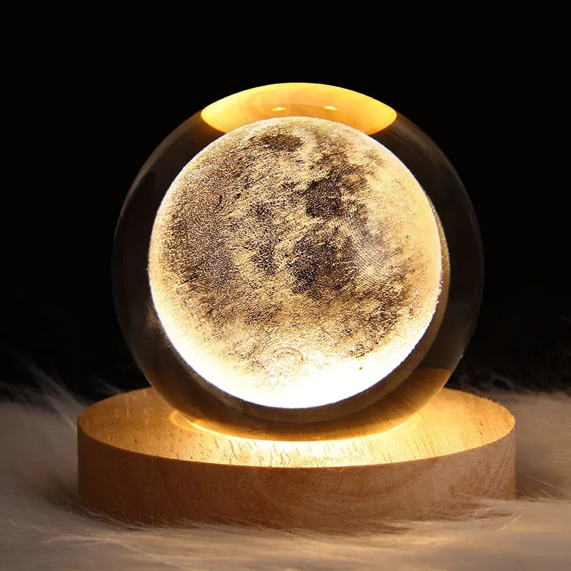 Luminous crystal ball night light