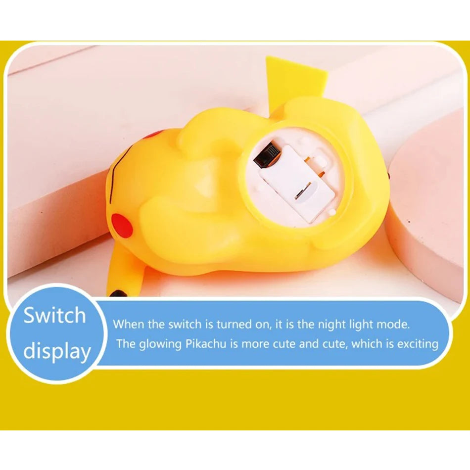 Pikachu Night Light | Cute LED Bedroom Lamp | Soft Anime Glow for Desk & Room Decor ⚡